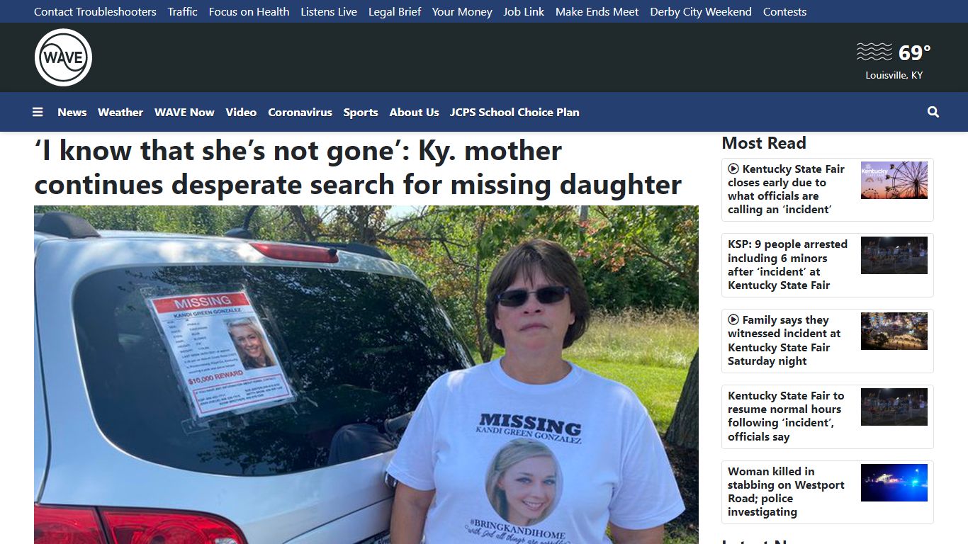 ‘I know that she’s not gone’: Ky. mother continues ... - WAVE