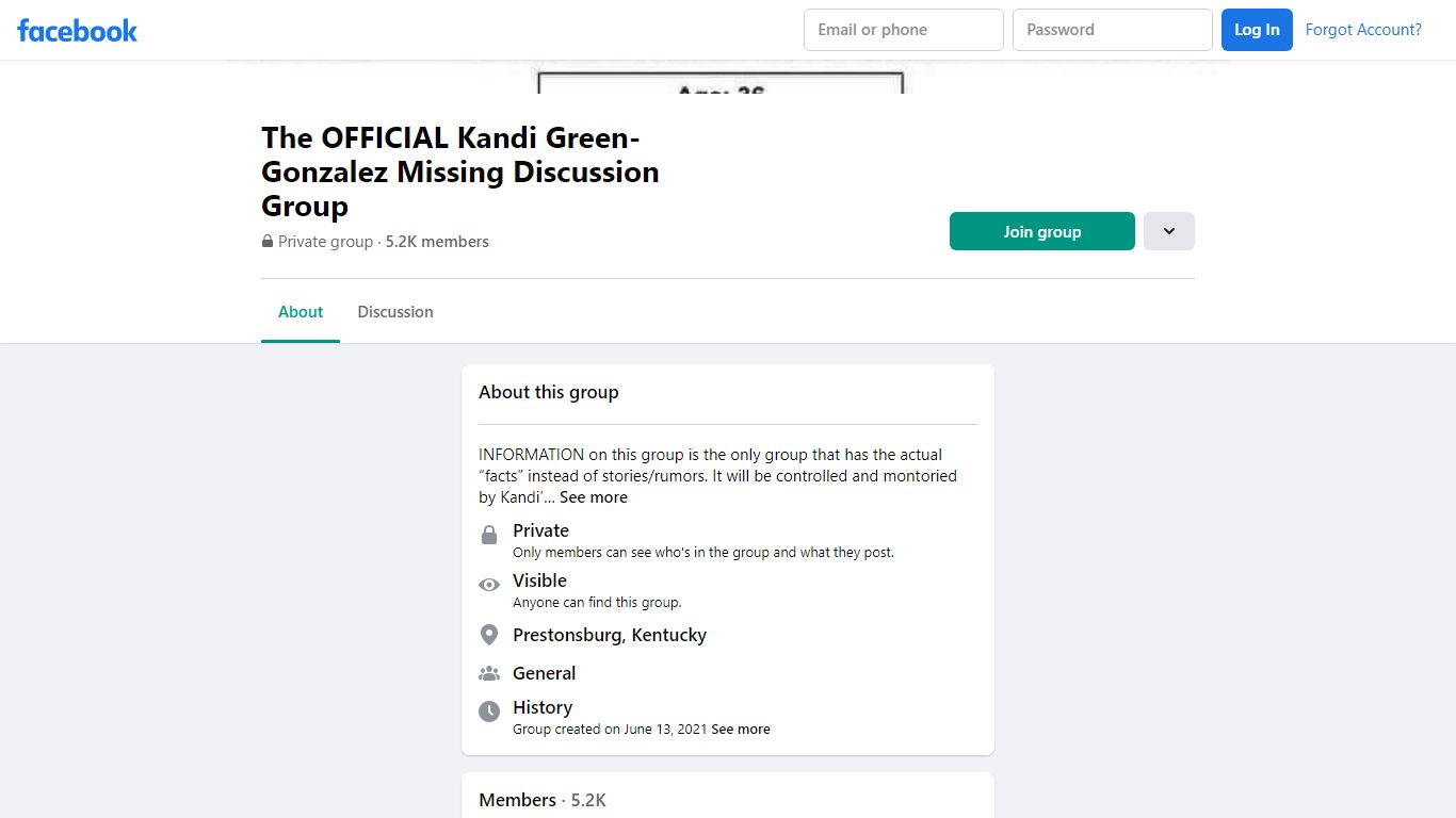The OFFICIAL Kandi Green-Gonzalez Missing Discussion Group